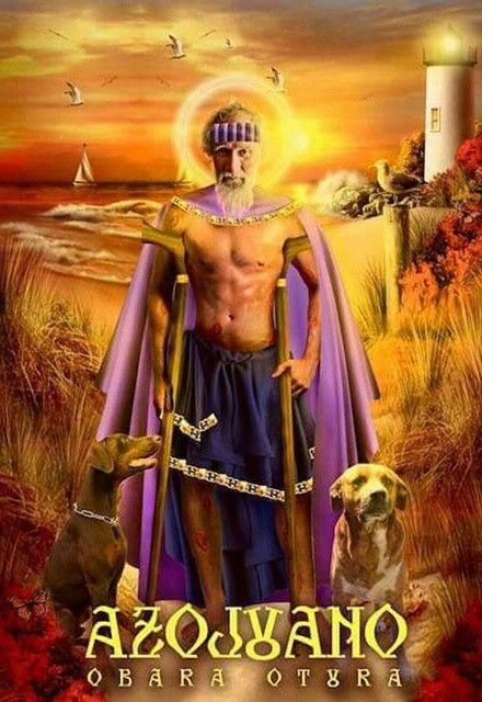 Maferefun Babalu Aye! Ache pa’ ti papa                                                                                                                                                                                 More Babalu Aye, Yoruba Orishas, Orishas Yoruba, Archangel Tattoo, Papa Legba, African Mythology, Ritual Magic, Egypt Tattoo, Conan The Barbarian