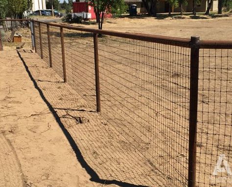 No Climb Horse Fence, Dog Yard Fence, Farm Gates Entrance, Cattle Facility, Property Gates, Pipe Fence, Ranch Fencing, Horse Barn Plans, Fence Installation