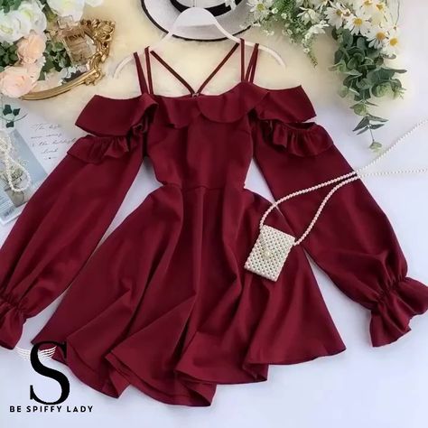 BeSpiffyLady (@bespiffylady) • Instagram photos and videos Ruffles Fashion, Summer Fashion Dresses, Sleeves Clothing, Dresses Casual, Short Dress, A Line Skirts, Pretty Outfits, Summer Dress, A Line Dress