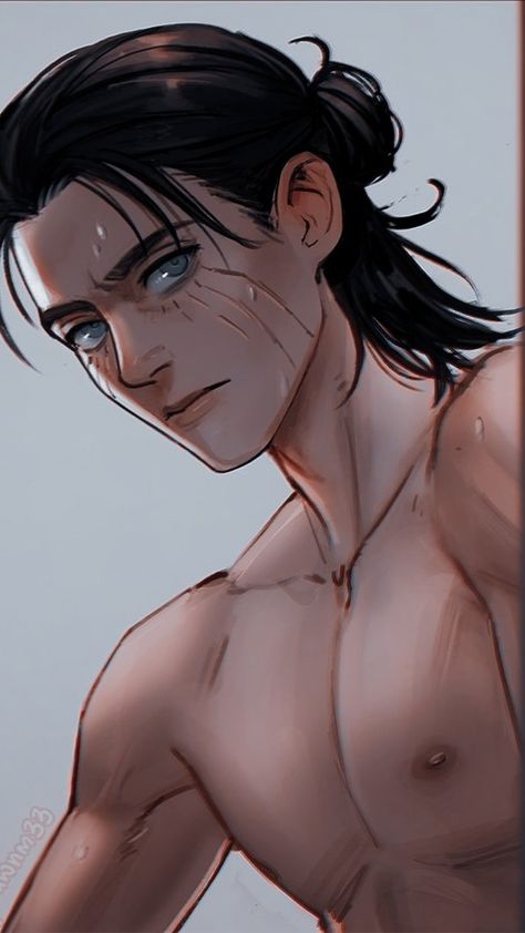 Hot Eren Jaeger, Eren Hot, Eren Aesthetic, Eren Fanart, Punch Manga, Atack Ao Titan, Attack On Titan Series, Aot Characters, Eren X Mikasa