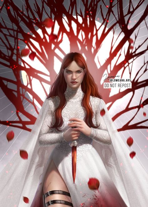 Red White Aesthetic, Blood And Ash, Ashes Series, Crescent City, Arte Fantasy, Fantasy Romance, Fan Book, Book Fandoms, White Aesthetic