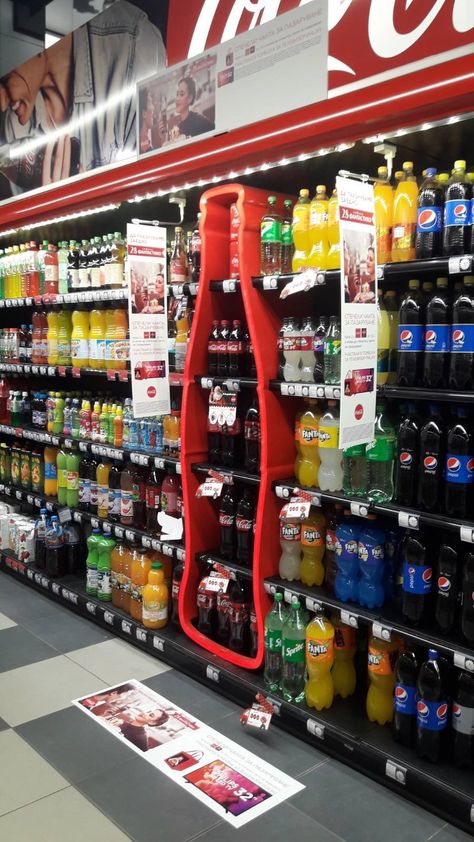 #cocacola  #fantastiko #branding #tafprint Point Of Purchase Display, Beer Display, Supermarket Display, Coca Cola Brands, Shopper Marketing, Retail Design Display, Point Of Sale Display, Retail Marketing, Retail Solutions