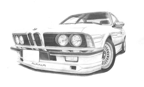 BMW drawings Bmw Sketch, Bmw Wallpaper, Bmw E24, Bmw Art, Bmw Wallpapers, Black And White Art Drawing, Cars Coloring Pages, Bmw Alpina, Canvas Drawings