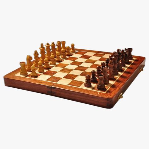 Woodane Wooden Magnetic Chess Board Set with Chessmen King Size 3" Made with Finest Indian Rosewood 32 Pieces in Brown, 10" x 10" inch King - 5 cm, Queen - 4 cm , Bhishop - 3.8 cm , Knight - 3.2 cm ,Rook - 2.5 cm , Pawn - 2.3 cm FOLDABLE BOARD:- th clChess table wiear pattern on the surface, folding the wooden board whenever you like, convenient for indoor outdoor use and keep in place. Travel chess set Folding chess board, easy to carry and transport, suitable for travel or use at home?The... Chess Board Set, Travel Chess Set, Wooden Board, Chess Set, Chess Board, King Size, 10 Inch, Indoor Outdoor, 10 Things