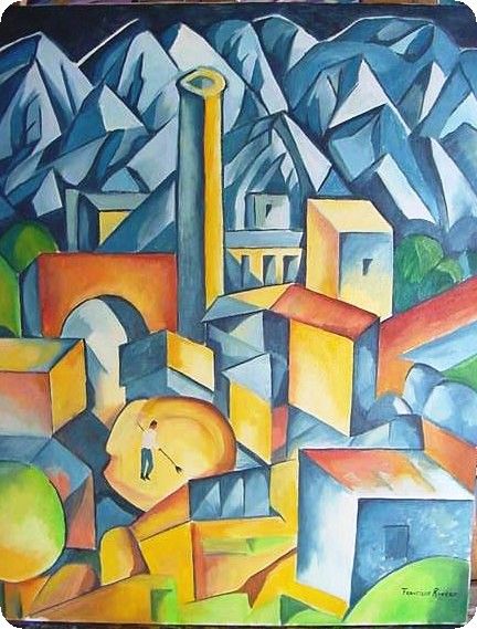 El color de los andes: El cubismo y la pintura del paisaje Picasso Pictures, Beautiful Landscape Photography, Cubism, Artist Painting, Art Classes, House Painting, Beautiful Landscapes, Van Gogh, Flower Painting