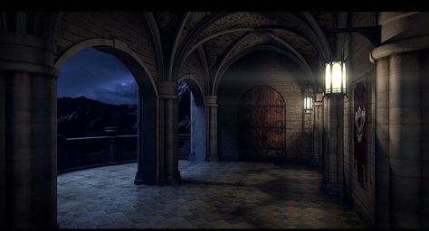 Castle Balcony Night, Gacha Backgrounds Outside, Castle Night, 3d Castle, Castle Rooms, Gothic Interior, Castle Background, Dark Castle, Episode Backgrounds