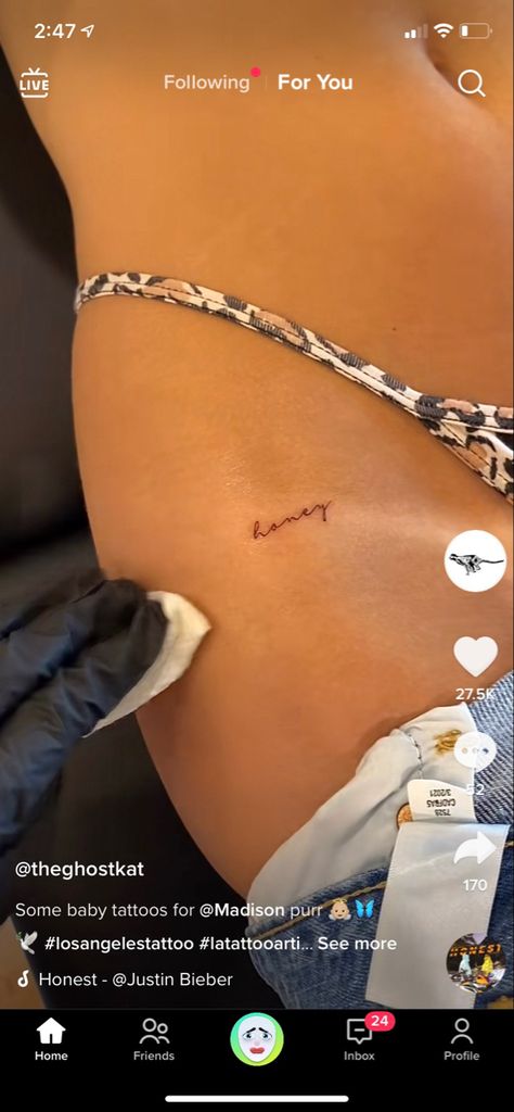 Cute Low Back Tattoos, Mid Lower Back Tattoo, Low Back Tattoo Women, Side Back Tattoos, Back Tattoo Placements, Side Tattoos Women, Small Back Tattoos, Gabriels Inferno, La Tattoo