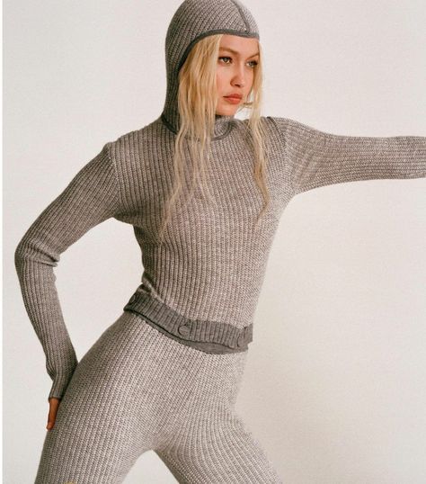 Gigi Hadid Modeling, Guest In Residence, Gigi Style, Speed Skates, Pants Accessories, Hadid Style, Leather Denim, Knitwear Design, Gigi Hadid