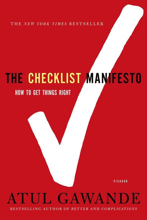 'The Checklist Manifesto' by Atul Gawande Atul Gawande, John Ashton, The Checklist, Checklist Template, Free Pdf Books, E Reader, Free Reading, Reading Lists, Free Ebooks