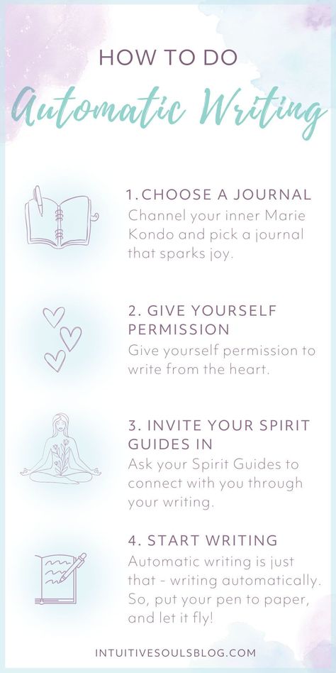 Uncover the secret power of automatic writing and how it can help you tap into your higher self and spirit guides. Dive in, get comfy – your future spiritual self is waiting. Be sure to save the Pin, too! Tap Into Your Power, Automatic Writing Tips, Automatic Writing Spirit Guides, Spirit Writing, Writing Rituals, Ritual Aesthetic, Witches Journal, Spiritual Journaling, Automatic Writing