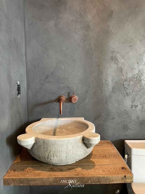 Antique Sinks by Ancient Surfaces: A Modern Twist on Time-Honored Elegance Limestone Bathroom, Antique Stone Sink, Limestone Sink, Marble Bathroom Sink, Stone Bathroom Sink, Stone Sinks, Tuscan Farmhouse, Marble Sinks, Stone Basin