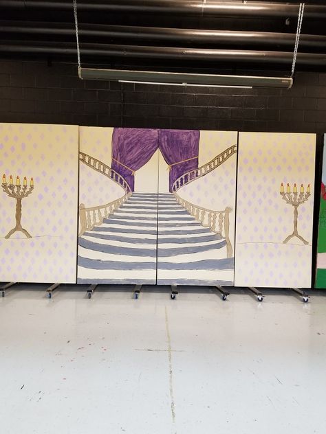 Castle scene Aladdin Play Props Set Design, Cinderella Props, Aladdin Play, Musical Decor, Prince Frog, Theatre Backdrops, Castle Plans, Beauty And The Beast Wallpaper, Frozen Castle