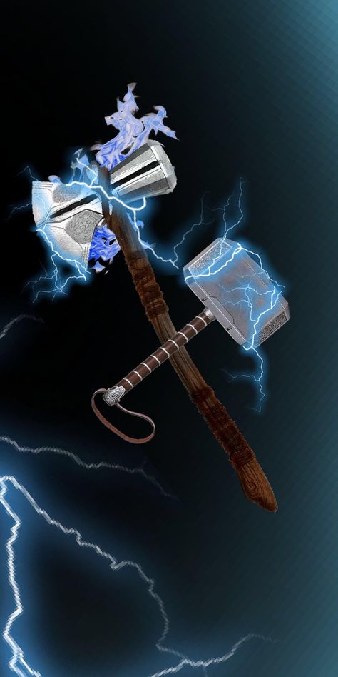 Stormbreaker Wallpaper, Thor, Marvel, Energy