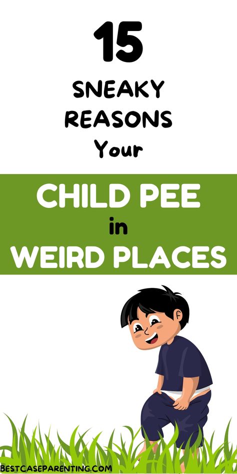 Understand puzzling behavior with "15 Sneaky Reasons Your Child Pee in Weird Places." Learn the underlying causes and how to address them effectively. Perfect for parents seeking insights into their child's unique habits. Pee Quiz, Weird Places, Pee Smell, To Pee, Child Support, Toilet Training, Raising Kids, Things That, The Outsiders