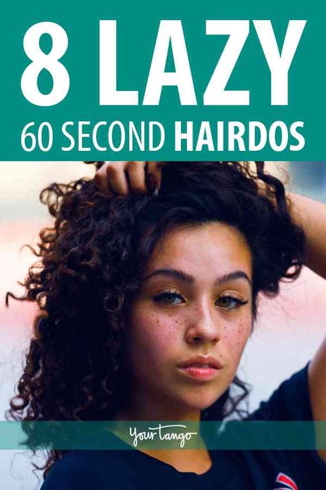 When you don't have much time but have a lot of hair, you don't need to spend too much time on an updo. Instead, with these easy hairdos, you can focus on more important things and still be incredibly lazy. #hair #fashion #beauty Quick Lazy Hairstyles, Easy Ways To Put Your Hair Up, Long Hair Easy Updo Casual, Quick Easy Hairstyles For Medium Hair For Work Shoulder Length, Updos For Work Easy, Lazy Updo Hairstyles, Hairstyles For Shoulder Length Hair Easy, Shoulder Length Updo Easy, Cute Easy Updos For Long Hair