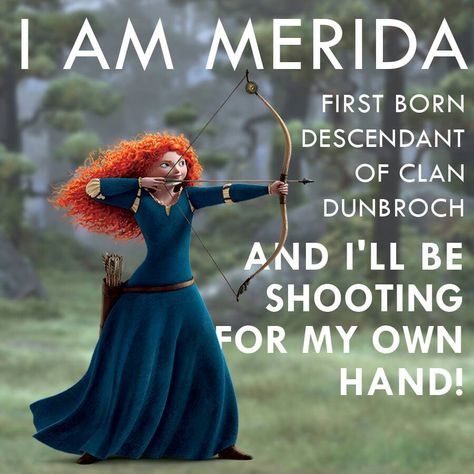 Merida Merida Quotes, Brave Movie Quotes, Merida Aesthetic, Brave Birthday Party, Beautiful Disney Quotes, Brave Movie, Merida Disney, Princess Quotes, Princess Merida