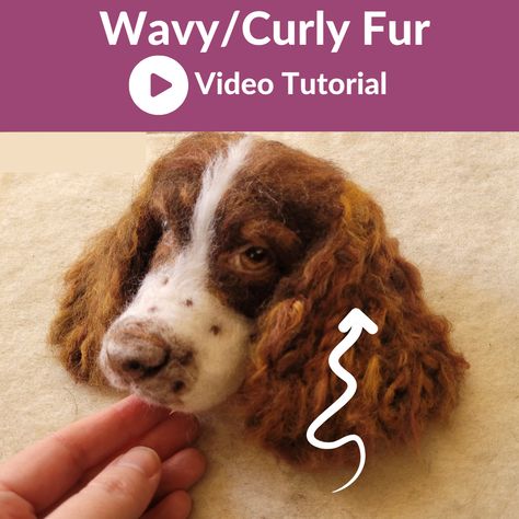 Needle Felted Animals Tutorial Videos, Needle Felted Dog Tutorial How To Make, Armature For Needle Felting, Needle Felted Sheep Tutorial, Needle Felting Diy Tutorials, Felting Tips, Needle Felted Wolf Tutorial, Video Icon, Wet Felting Tutorial