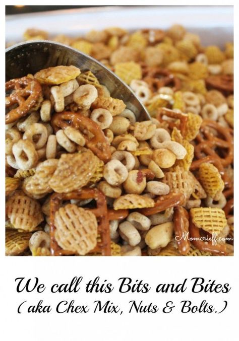 Homemade Chex Mix Recipe, Bits And Bites, Easy Snack Mix, Homemade Chex Mix, Chex Mix Recipes, Nuts & Bolts, Chex Mix, Nuts And Bolts, Snack Mix