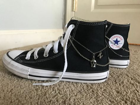 Converse Chain, Customized Converse, Converse All Star, All Star, Converse, Wardrobe, Chain, Stars