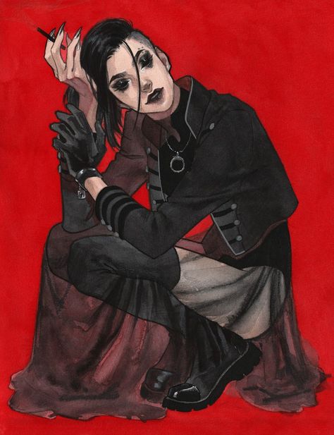 Goth Dnd Character, Vtm Character Art, Cyberpunk Vampire, Vampire Character Design, Vampire Character, Animation Art Sketches, Cyberpunk Character, Motivational Art, Character Portraits