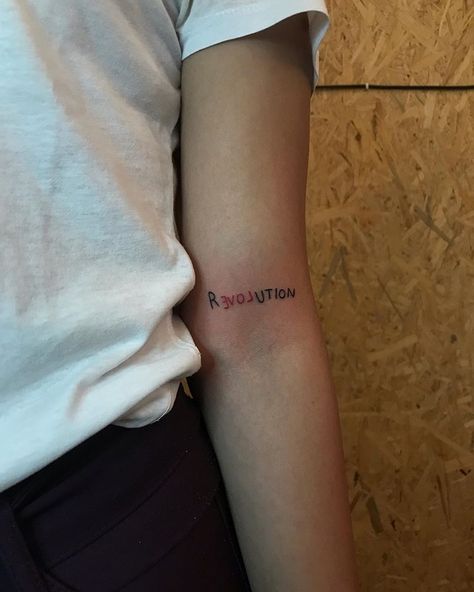 Equality Tattoos, Revolution Tattoo, 12 Tattoos, Minimal Tattoos, Tattoo Blog, Little Tattoos, Line Tattoos, Minimal Tattoo, Tattoo Inspo