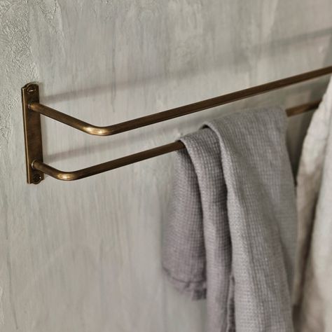 Bilton Double Towel Rail Urban Bathroom, Bathroom Towel Rails, Double Towel Bar, Double Towel Rail, Towel Rack Bathroom, Shower Shelves, Bathroom Collections, Toilet Roll Holder, Krabi