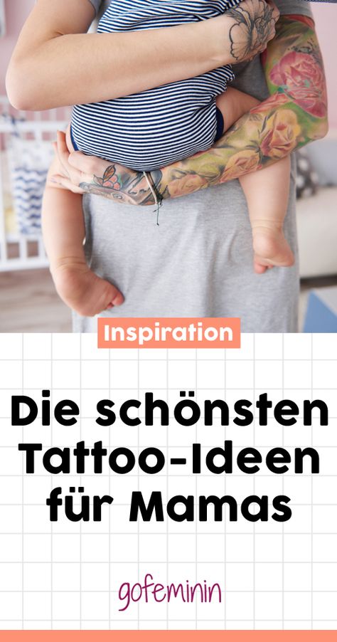 Für immer im Herzen: Die schönsten Tattoo-Ideen für Mamas Mom Baby Tattoo, Family Name Tattoos, Name Tattoos For Moms, Cream Tattoo, Mama Tattoo, Baby Name Tattoos, Hunting Tattoos