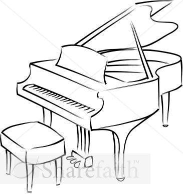 Grand Piano Line Drawing - could work for a tattoo! Grand Piano Drawing, Piano Drawing, Piano Tattoo, Piano Forte, Baby Grand Piano, Piano Art, Free Piano, Note Tattoo, Motif Art Deco