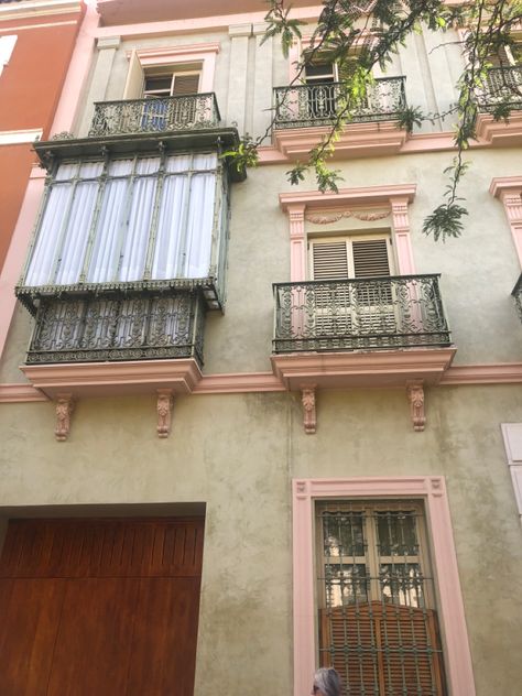 Parisian Style Apartment, Colourful Homes, Pretty Apartments, European Summer Aesthetic, Style Apartment, Aesthetic Pretty, Spanish Architecture, Spanish Style Home, Dream Place