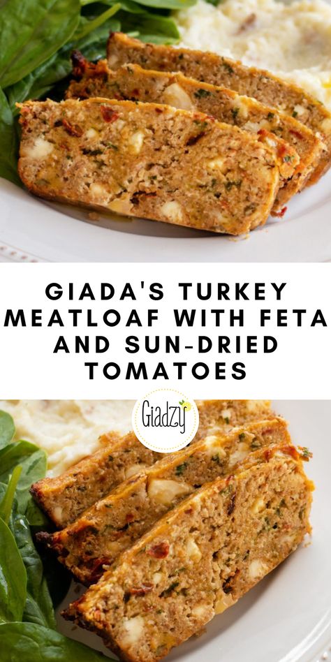 Giada Turkey Meatloaf, Meatloaf Turkey, Turkey Meatloaf Healthy, Ground Turkey Meatloaf, Turkey Loaf, Giada Recipes, Cornish Hen, Turkey Meatloaf Recipes, Kid Foods