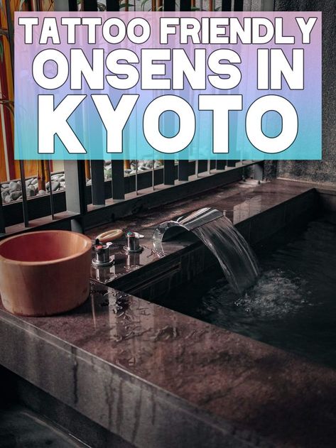 Looking for tattoo friendly Onsen in Kyoto? Experiencing a Japanese Hot Spring bath is an essential for many travelling to Japan and luckily there is an abundance of options. Onsen are popular for their ability to relax and heal the body and mind and being situated in an incredibly scenic country means the experience is often accompanied by beautiful and tranquil views. Tattoo Friendly Onsen Japan, Kyoto Onsen, Onsen Kyoto, Japan December, Hot Spring Bath, Japan Honeymoon, Onsen Japan, Japanese Onsen, Japanese Hot Springs