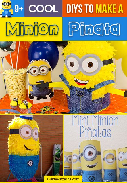 9+ Cool DIYs to Make a Minion Pinata | Guide Patterns Diy Minion Pinata, Minion Pinata Diy, Paper Mache Pinata, Minion Pinata, One Eyed Minion, Minion Goggles, Pink Minion, Diy Minions, Return Gifts For Kids