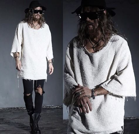 Pin by Leckvong Tran on Gear | Boho men style, Mens fashion edgy, Boho men Hobo Chic Outfits Men, Bohemian Outfit Men, Mens Linen Shirts Casual, Boho Men Style, Edgy Bohemian, Rave Outfits Men, Edgy Boho, Bohemian Style Men, Black Men Fashion Casual