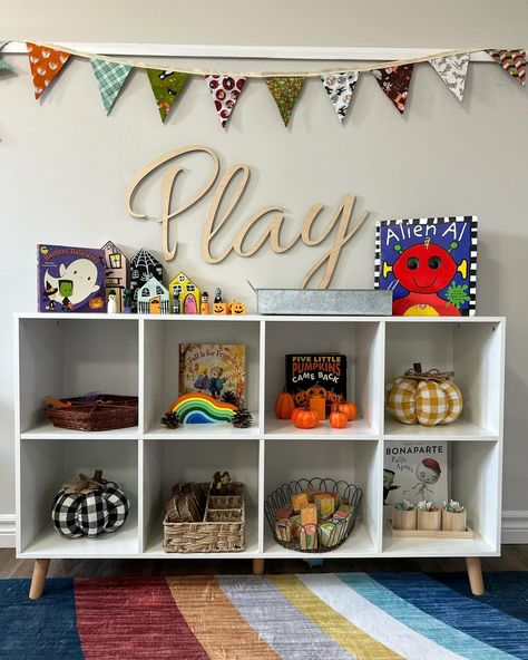 Happy first day of Fall 🍂🍁🫶🏻 Fall/Halloween inspired #toyrotation What’s your favourite fall activity?! 🍎 🎃 Leave it in the comments! #fall #finemotor #toys #playroom #playroominspo #playallday #pumpkins #halloween #preschool #preschoolthemes #shelfie #momlife #playroomdecor #invitationstoplay #invitations #toyhack #playtolearn #looseparts #sensory #organization #earlyyears #earlylearning #earlychildhoodeducation #earlychildhood Halloween Shelf, Toy Rotation, Five Little Pumpkins, Happy First Day Of Fall, Toy Shelf, Fall Activity, Toy Shelves, First Day Of Fall, Halloween Preschool