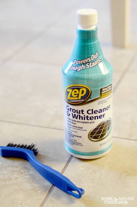 Bathroom Tile Cleaner, Kitchen Counter Tile, Clean Bathroom Grout, How To Clean Kitchen, Clean Kitchen Counter, Shower Grout, Deep Clean Bathroom, Remove Rust Stains, Clean Tile Grout