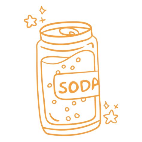 Soda can doodle PNG Design Soda Can Drawing Pop Art, Soda Can Tattoo, Soda Can Illustration, Soda Can Drawing, Soda Tattoo, Soda Drawing, Soda Illustration, Sticker Reference, Soda Sticker