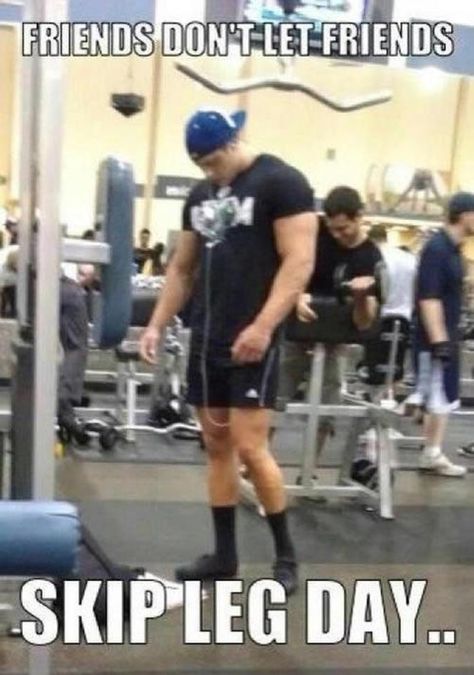 Please, don't skip leg day.... Funny Workout Pictures, Gym Jokes, Dont Skip Leg Day, Fitness Memes, Hilarious Texts, Humorous Quotes, Funny P, Gym Tips, Funny Gym