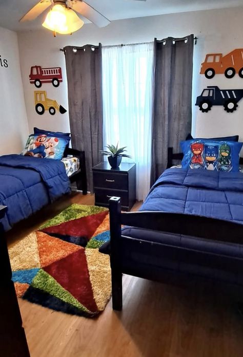 Bed Rooms Walls Ideas, Simple Boys Bedroom Ideas, Toddler Boy Paint Room Ideas, Boys Bed Ideas, Boys Bedroom Ideas Shared, 2 Boys Bedroom Ideas, Study Bedroom Ideas, Two Boys Bedroom Ideas