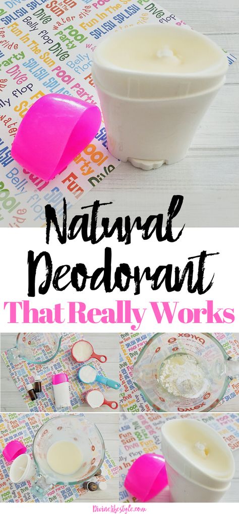 DIY Natural Deodorant That Works Antiperspirant Divine Lifestyle Antiperspirant Diy, Deodorant Diy, Make Your Own Deodorant, Diy Natural Deodorant, Homemade Deodorant Recipe, Natural Deodorant That Works, Best Natural Deodorant, Deodorant Recipes, Organic Deodorant