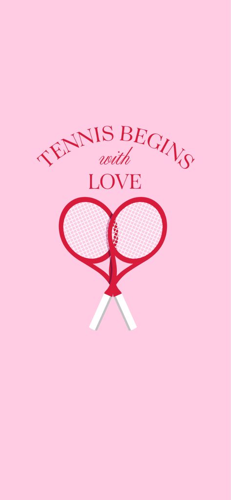 Tennis Begins with Love Phone Background and Tennis Conversation Hearts Phone Background Tennis Bag Essentials, Tennis Artwork, Tennis Birthday Party, Tennis Wallpaper, Mode Tennis, Tennis Lifestyle, Tennis Pictures, Tennis Posters, Tennis Aesthetic