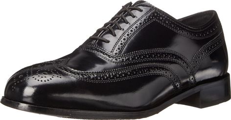 PRICES MAY VARY. Business or pleasure, this handsome wingtip keeps you comfortable Glossy leather upper with wingtip details Leather quarter linings Fully cushioned footbed Leather sole with rubber flex bar and rubber heel Wingtip Oxford, Climate Control, Classic Dress, Rubber Heels, Dresses With Leggings, Best Brand, Shoe Laces, Soft Leather, Dress Shoes Men