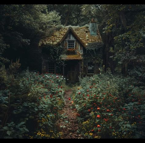 Cottagecore Interior, Witches Cottage, Cottagecore Dark, Witch Cottage, Mysterious Places, Dark Cottagecore, Nature Aesthetic, Cottage Core, Botany