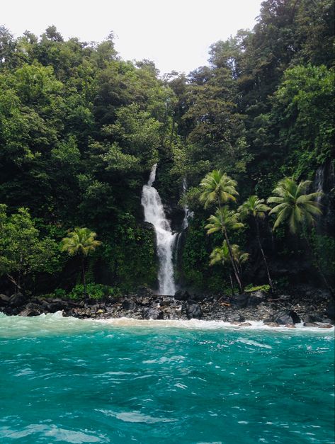 Took this image in Fiji on a island called Taveuni #nofilter ! Taveuni Island Fiji, Figi Island, Fiji Waterfall, Fiji Islands Aesthetic, Fiji House, Fiji Aesthetic, Taveuni Fiji, Figi Islands, Fiji Airways