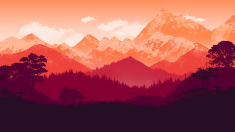 dusk, mountains, forest, digital, artwork, clouds, house, powerlines | 3840x2160 Wallpaper - wallhaven.cc Hd Wallpaper 1080x1920 Desktop Laptop, Active Wallpaper, 3840x2160 Wallpaper, Lego Wallpaper, Minimalist Artist, Mountains Forest, Desktop Background Images, R Wallpaper, Widescreen Wallpaper