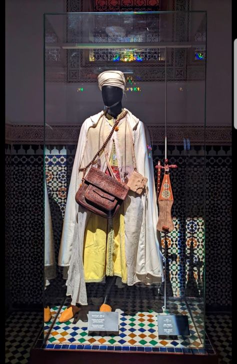 Moroccan Men Traditional Fashion | Dar Jimaii museum Meknes Moroccan Men, Eastern Culture, Middle Eastern Culture, Traditional Fashion, Middle Eastern, Men Fashion, Morocco, Quick Saves