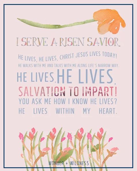 Bible Verses, Hymn Lyrics • WONDER + WILDNESS Hymns Lyrics Art, Old Hymns, Hymn Quotes, Easter Hymns, Hymn Lyrics, Hymns Lyrics, Easter Quotes, Spiritual Songs, Jesus Resurrection