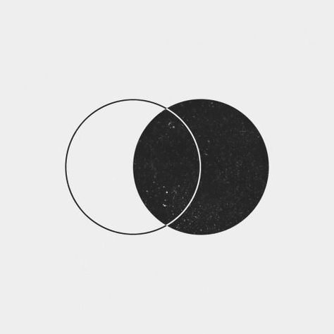 Eclipse Graphic Design, Contrast Tattoo, Graphic Design Tattoo, Circular Tattoo Designs, Moon Minimal, Eclipse Tattoo, Daily Minimal, Eclipse Design, Tattoos Infinity