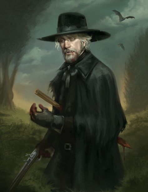 ArtStation - Old-fashioned Vampire, Amber Goodhart Dnd Western, Cowboy Vampire, Dnd Vampire, Vampire Masquerade, Vampire Art, World Of Darkness, Vampire Hunter, Cowboy Art, Dungeons And Dragons Characters