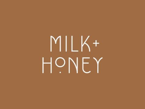 Mid Century Modern Font, Mid Century Branding, Unisex Branding, Trending Branding, Honey Branding, Desain Merek, Typographie Logo, Branding Fonts, Clean Logo Design