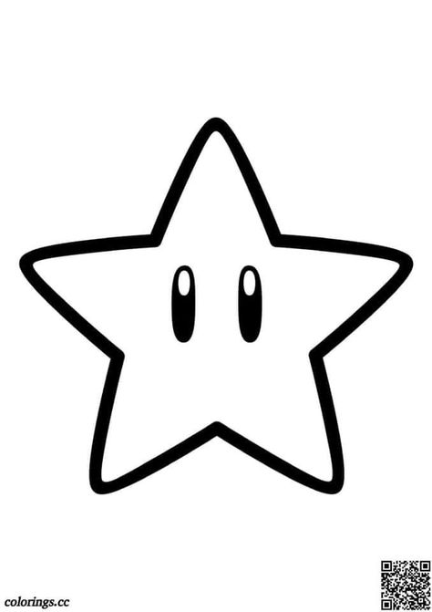 Coloring Pages Mario, Mario Coloring, Mario Tattoo, Mario Star, Super Mario Coloring Pages, Star Coloring Pages, Mario Coloring Pages, Muster Tattoos, Power Star